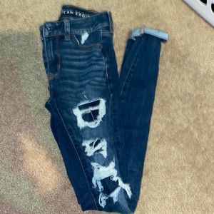 American Eagle Hi-rise Jeggings 0 X-Long